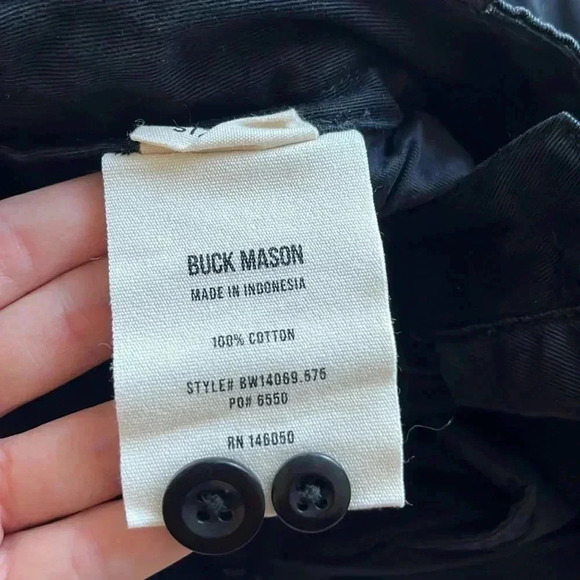 Buck Mason Straight Leg Trouser - Picture 7 of 7